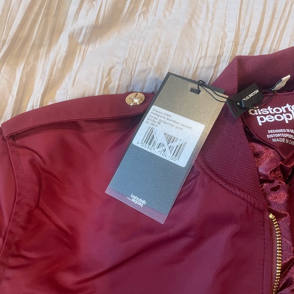 Distorted people bomber jacket - Picture 3 of 6